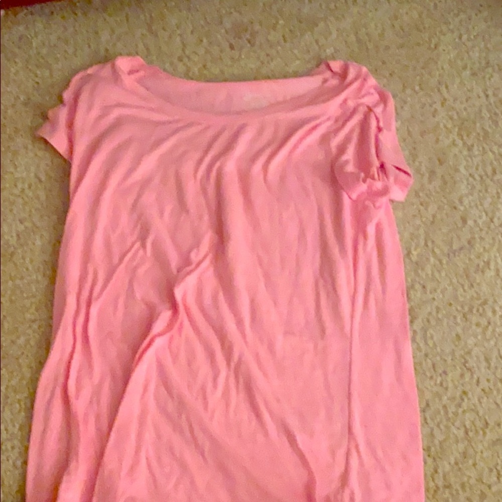 No boundaries pink tee